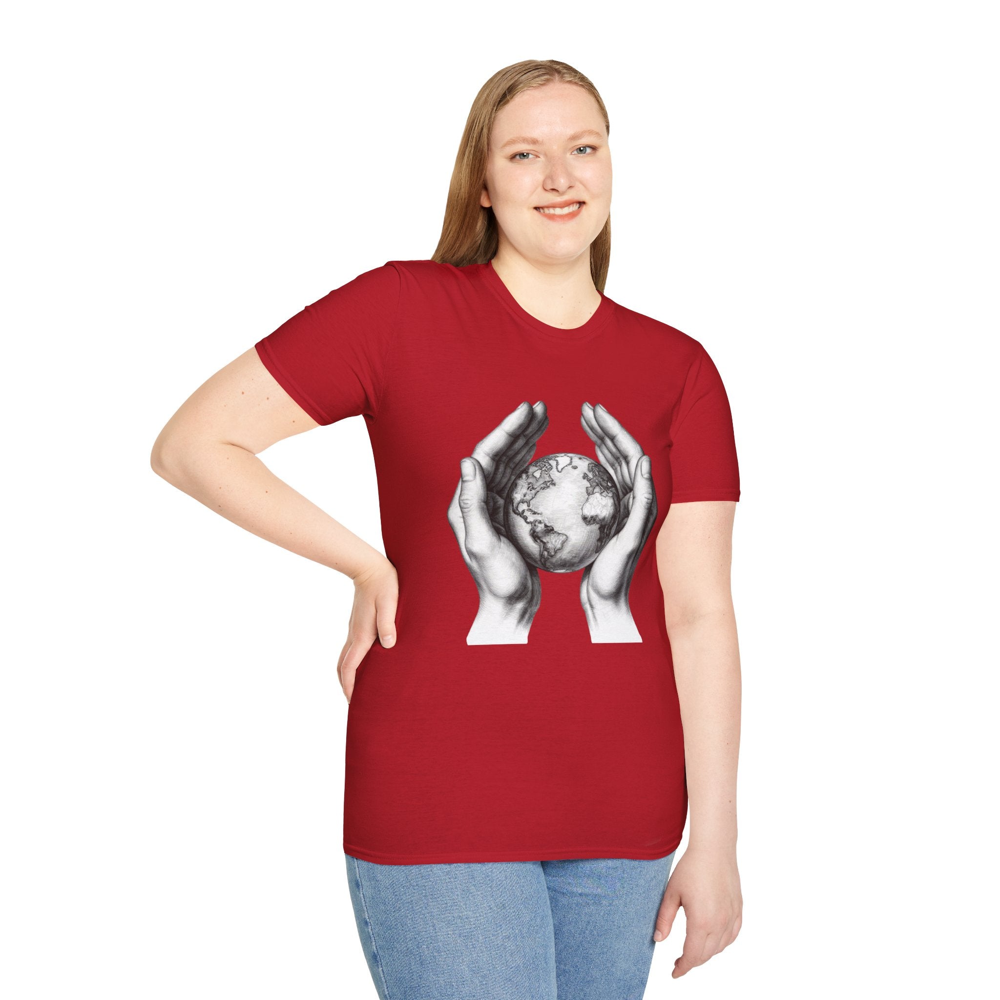 Earth in Your Hands T-Shirt — Protect the Planet Graphic Tee