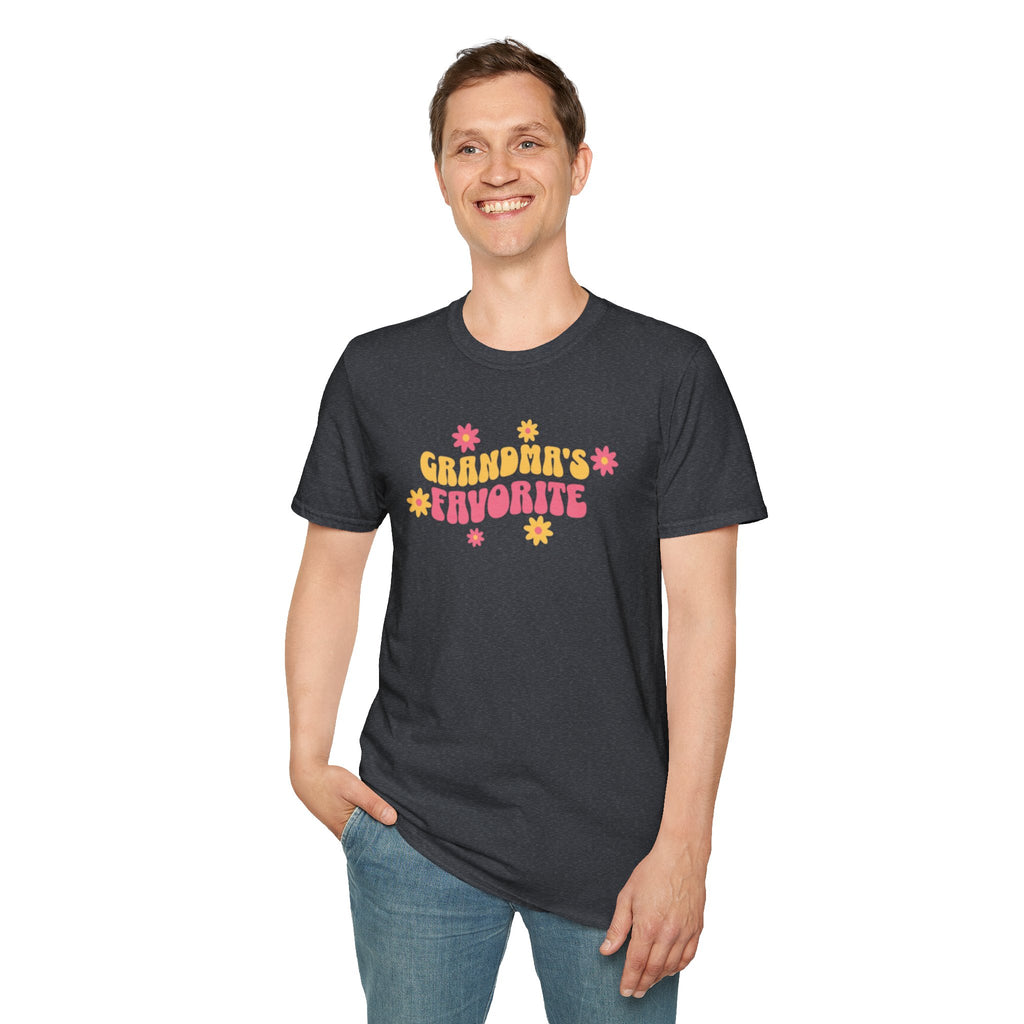 Grandma's Favorite Unisex Softstyle T-Shirt - EqualiTees.Me
