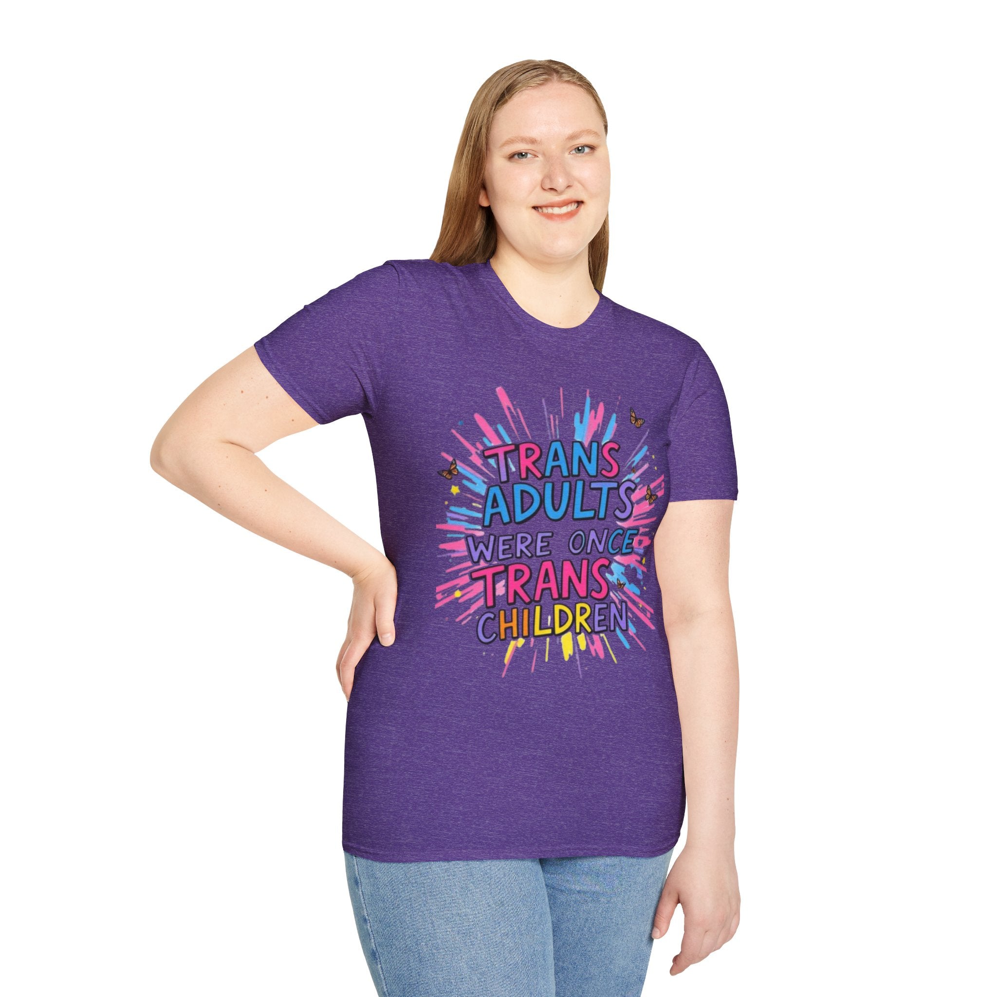 Trans Awareness Unisex T-Shirt, LGBTQ+ Pride Shirt, Gift for Allies, Feminist Apparel, Support Trans Rights