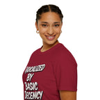 Radicalized by Basic Decency T-Shirt | Social Justice Slogan Shirt