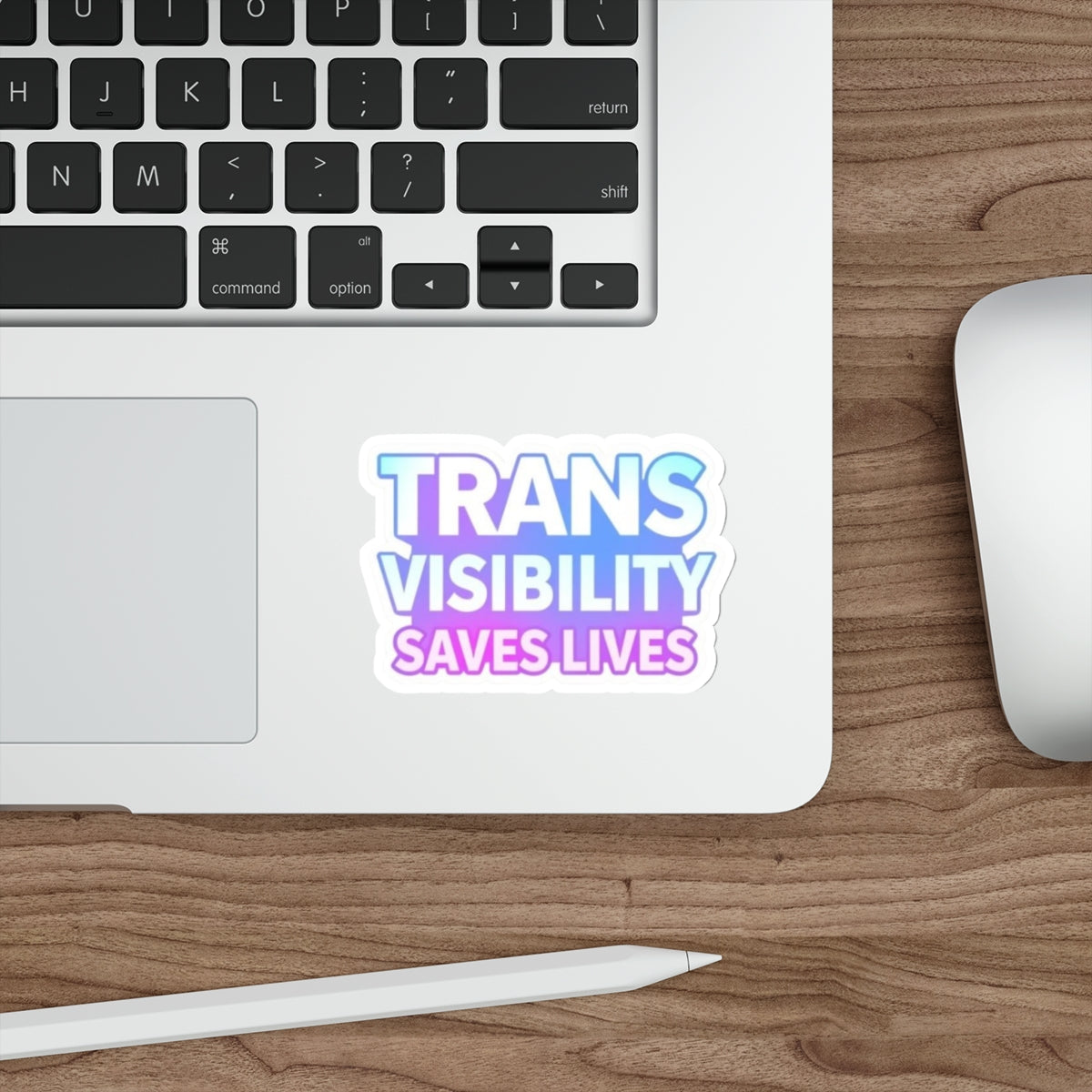 Die-Cut Stickers - TRANS VISIBILITY SAVES LIVES