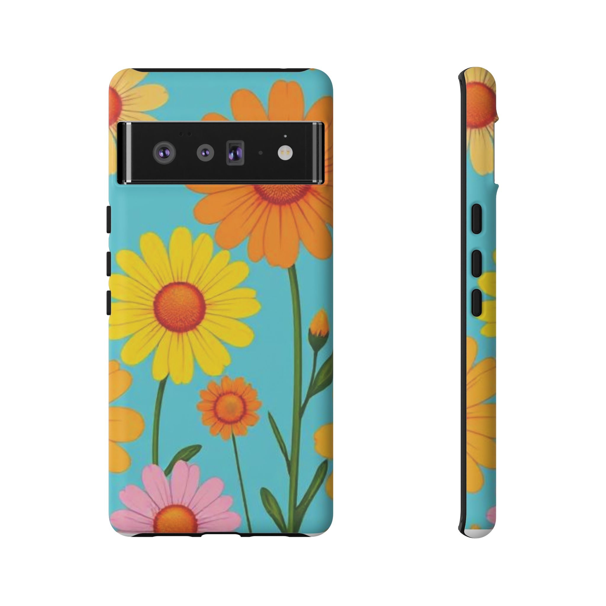 Floral Daisy Tough Case for Android
