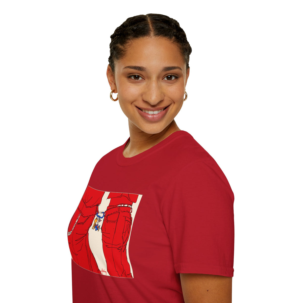 Red Jeans by Audrey Pride Tree Las Vegas T-Shirt