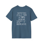 Patriotic Unisex Softstyle T-Shirt - "USA" & History Quote Design