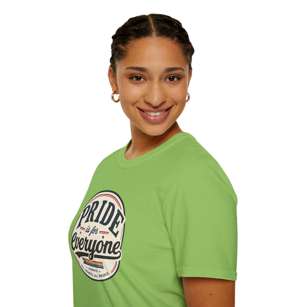 Pride Is for Everyone T-Shirt — Inclusive Retro Pride Tee
