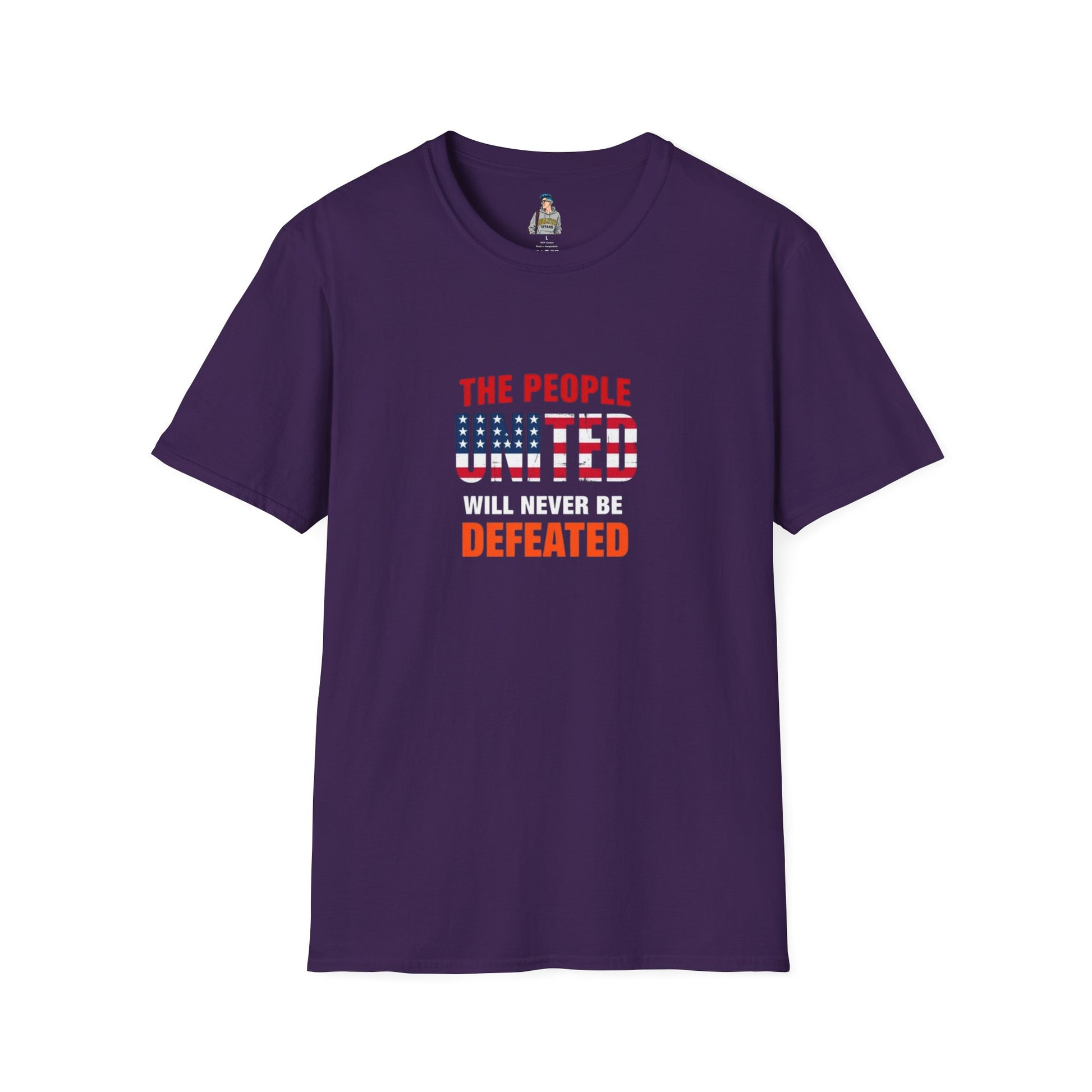 Unisex Softstyle T-Shirt - 'The People United' & 'MAGA Values Are NOT American Values' Graphic Tee
