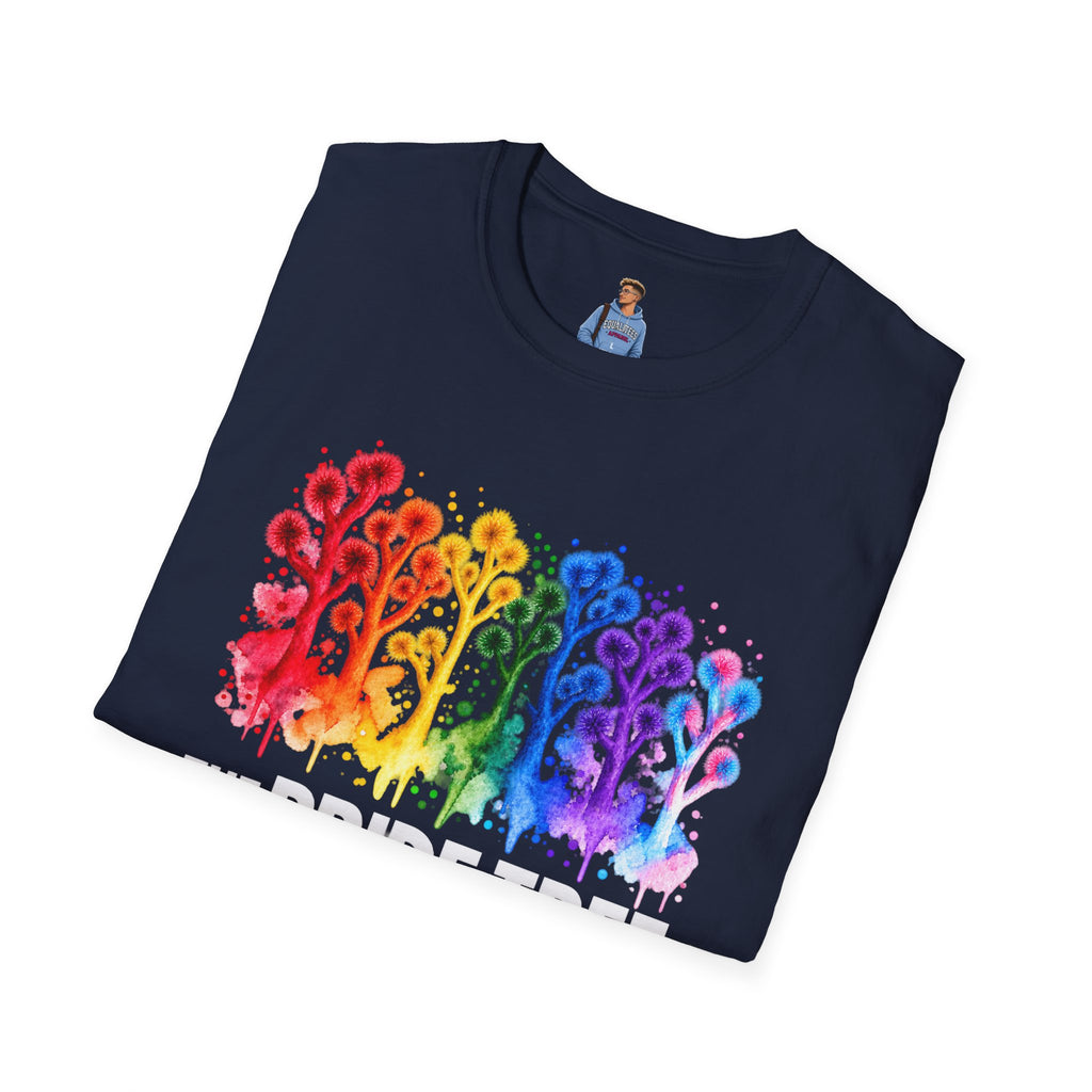Pride Tree Las Vegas White Text T-shirt