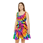Tie-Dye Skater Dress - Perfect for Summer Outings & Festivals