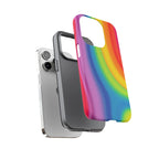 Rainbow Swirl Tough Phone Case for iPhone
