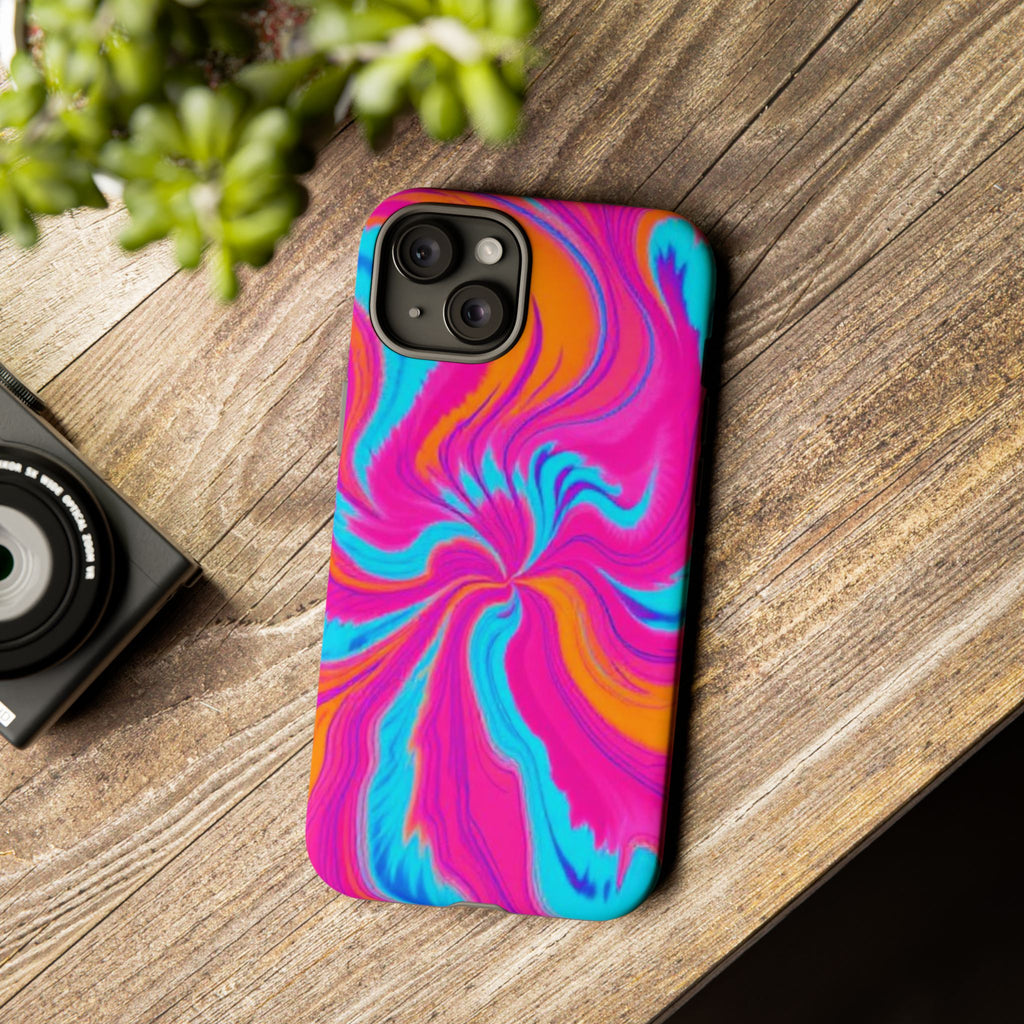 Psychedelic Swirl Tough Phone Case for iPhone