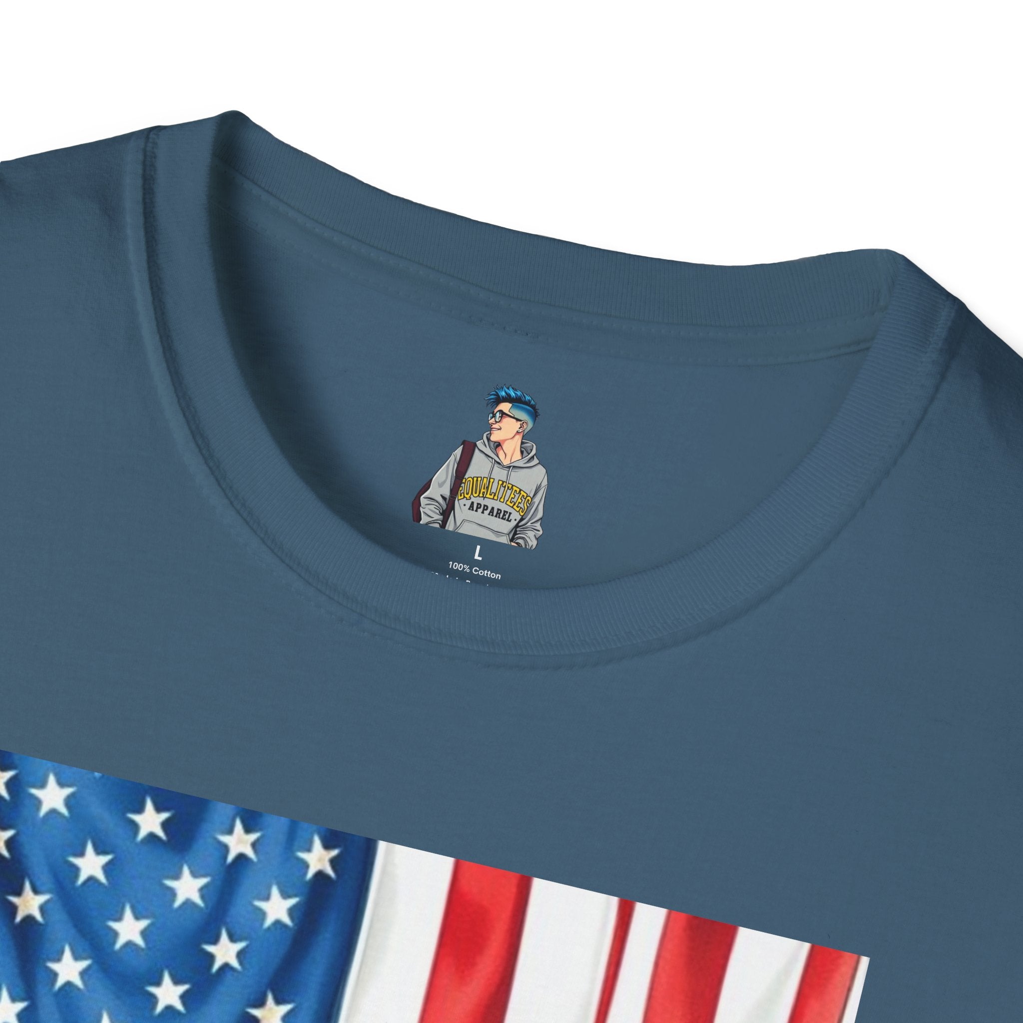 American Patriots Stand Behind Ukraine Unisex Softstyle T-Shirt