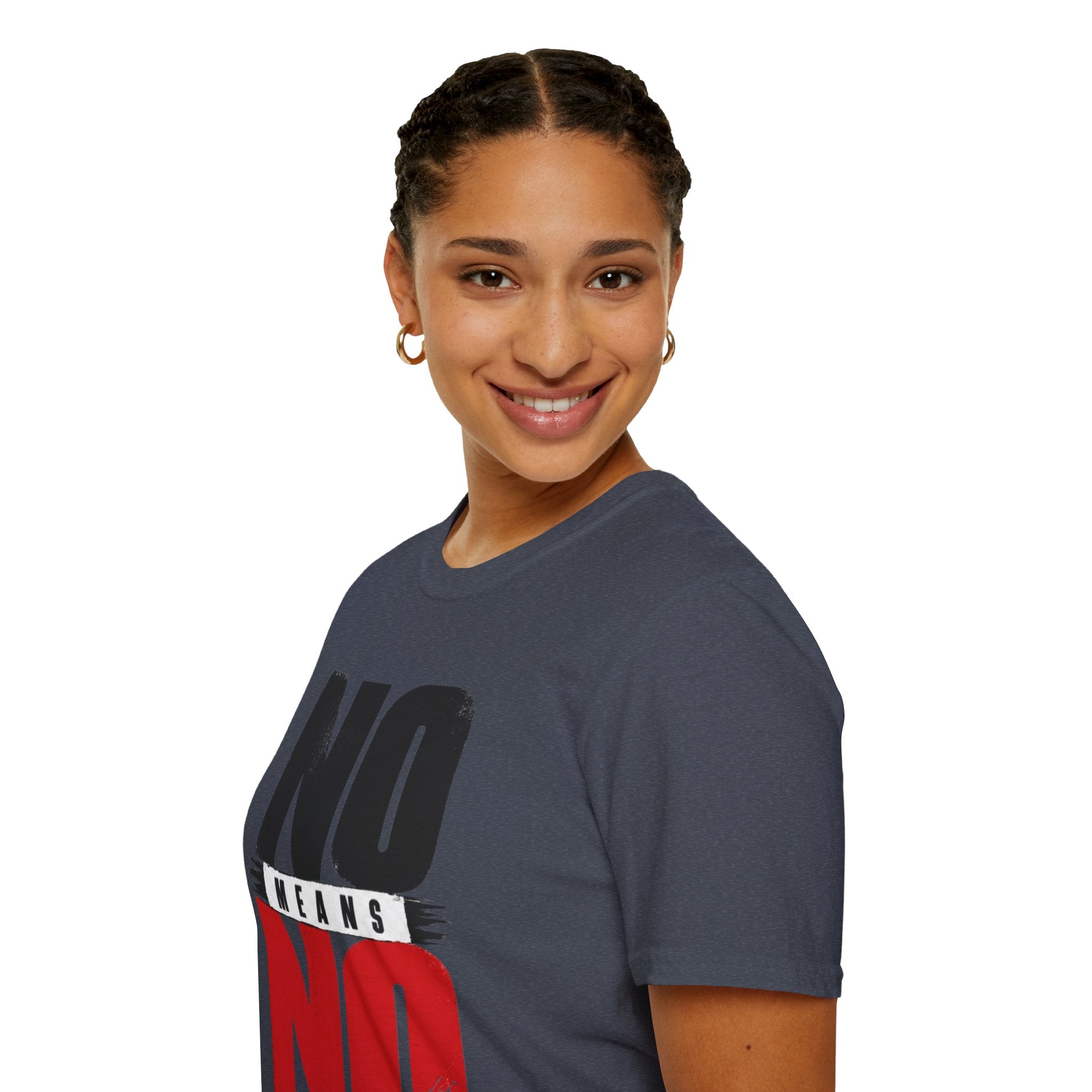 NO Means NO T-Shirt — Consent Awareness Graphic Tee