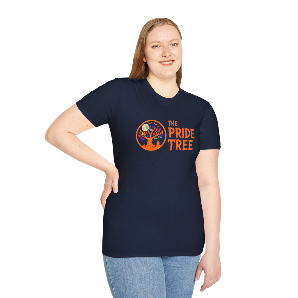 Orange Halloween Logo Pride Tree T-Shirt