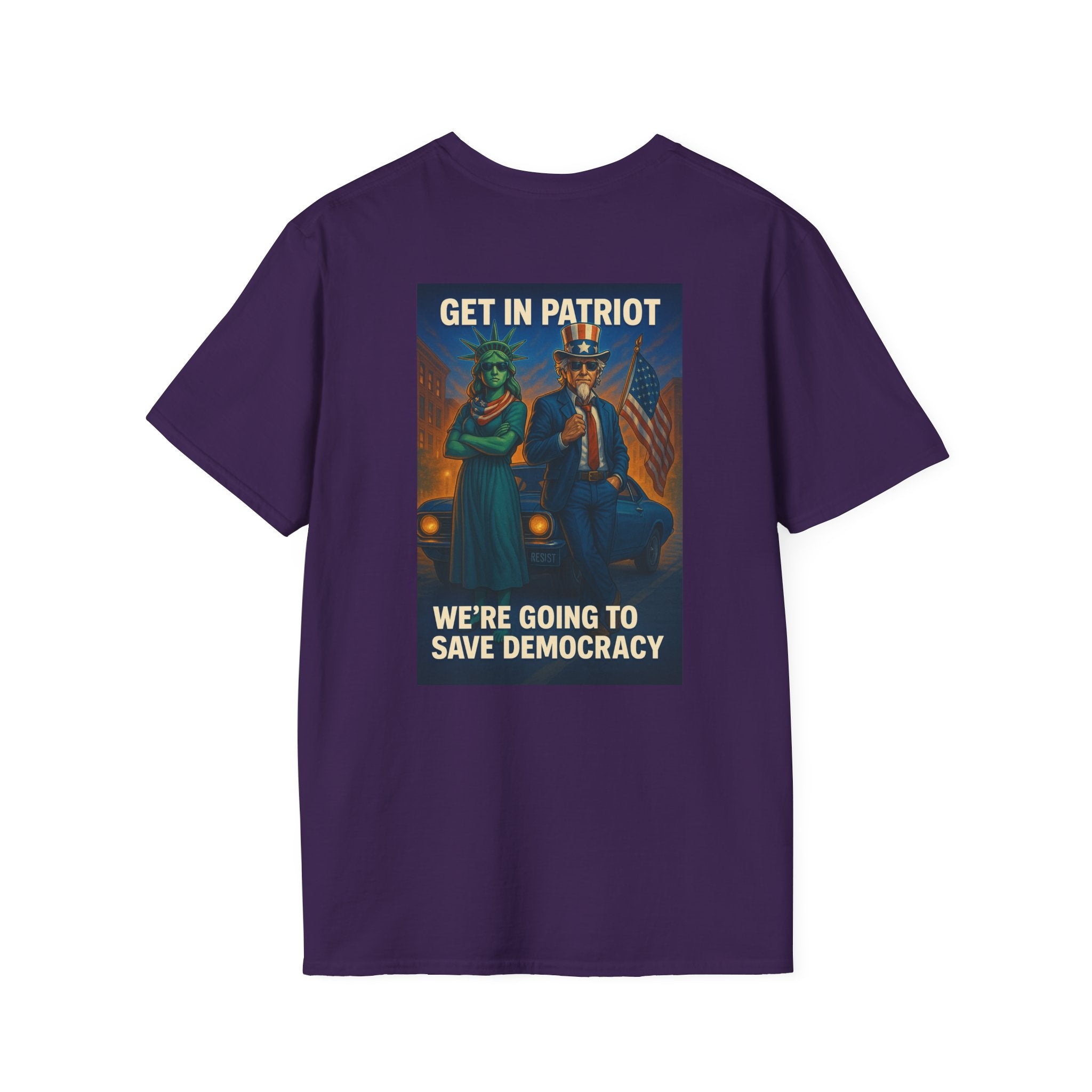 Patriotic Activism T-Shirt - Our Resistance Matters & Save Democracy Designs