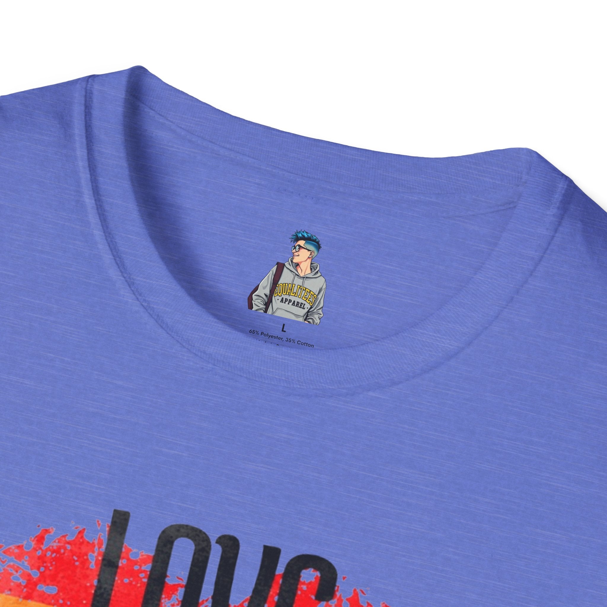 Pride Love Is Love Unisex Softstyle T-Shirt - EqualiTees.Me