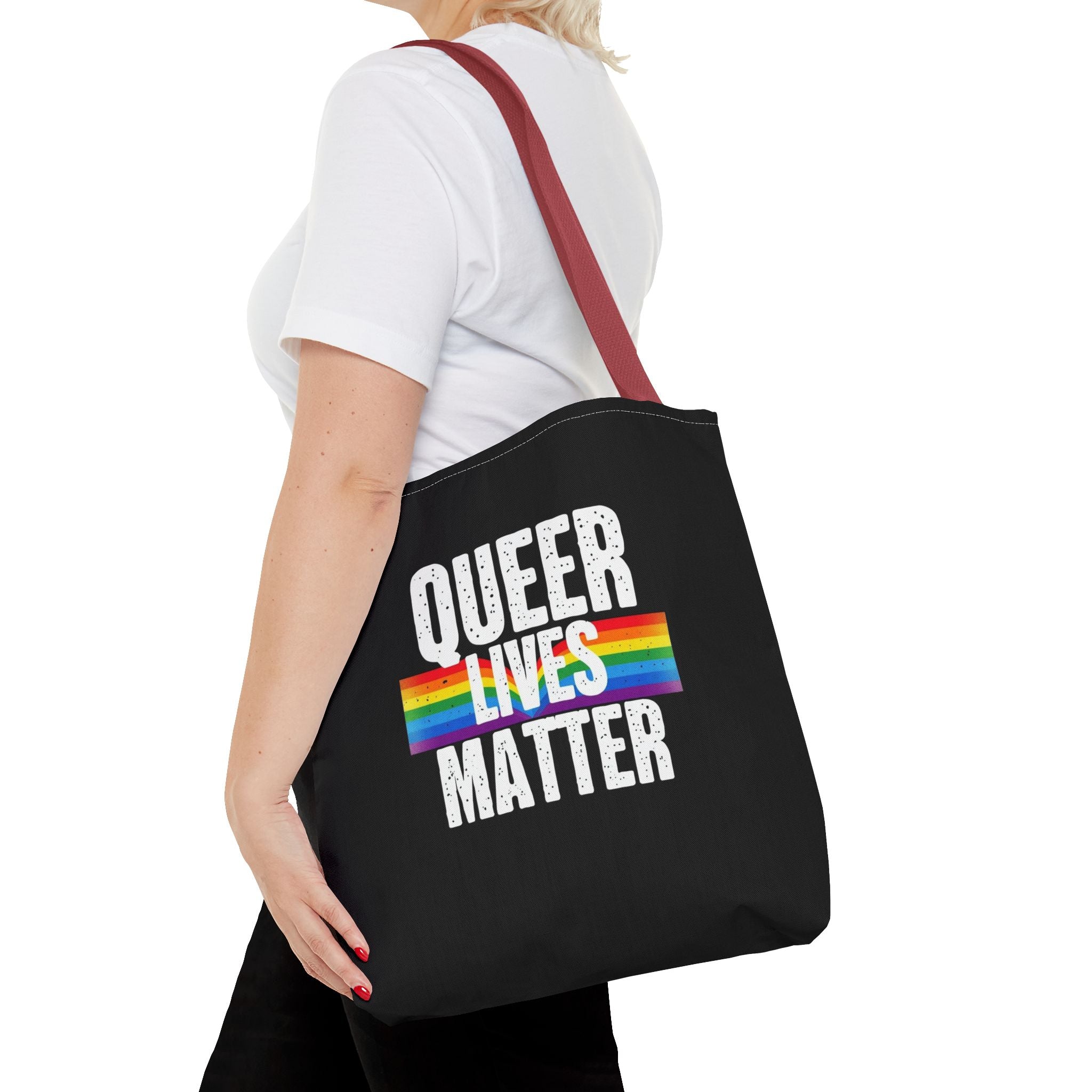 Queer Lives Matter Tote Bag