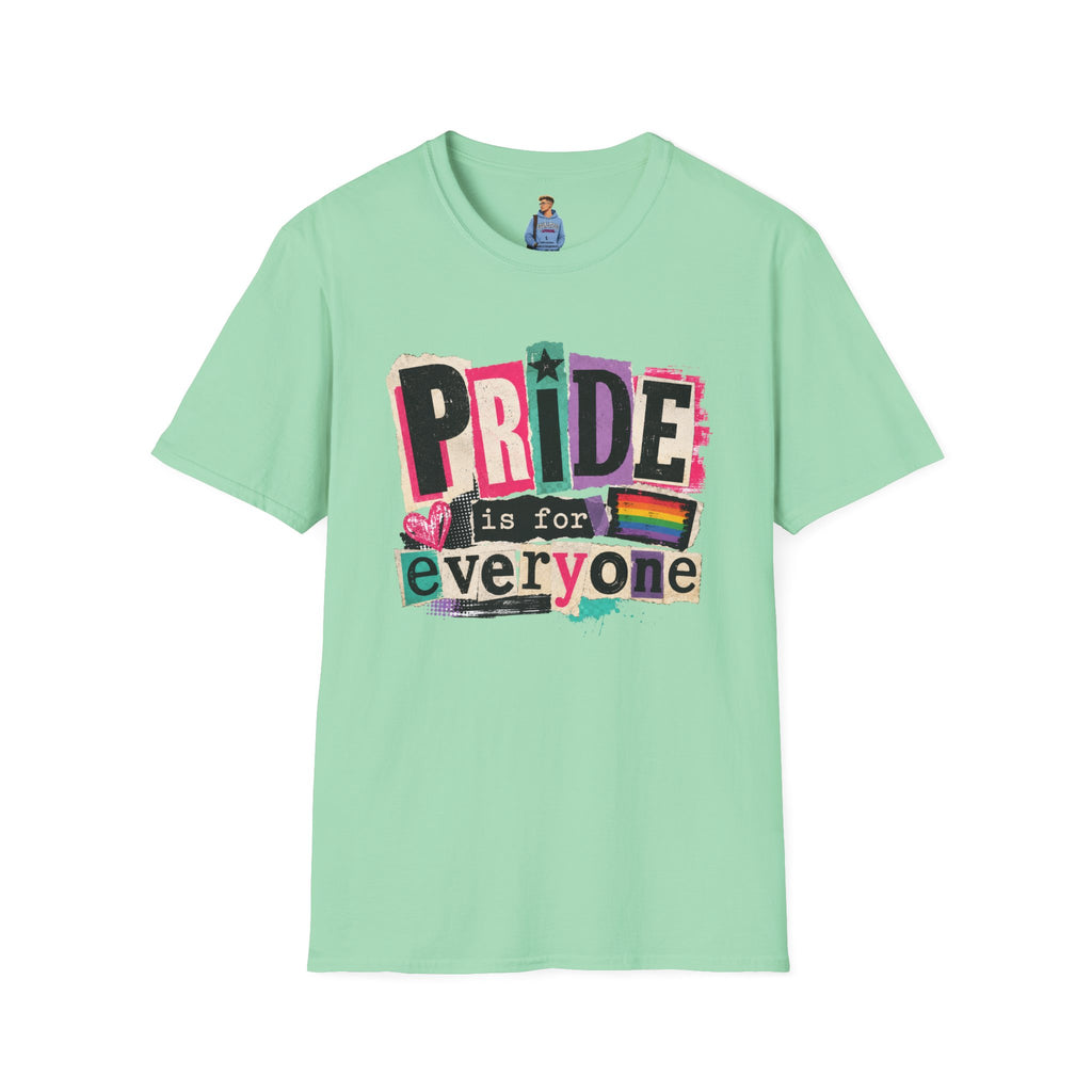 Pride Is for Everyone T-Shirt — Colorful LGBTQ+ Ally Tee
