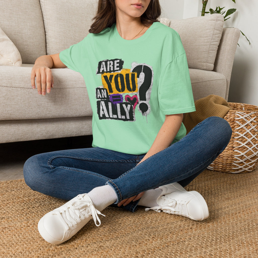 Are You An Ally? Graphic T‑Shirt — Pride & Allyship Tee