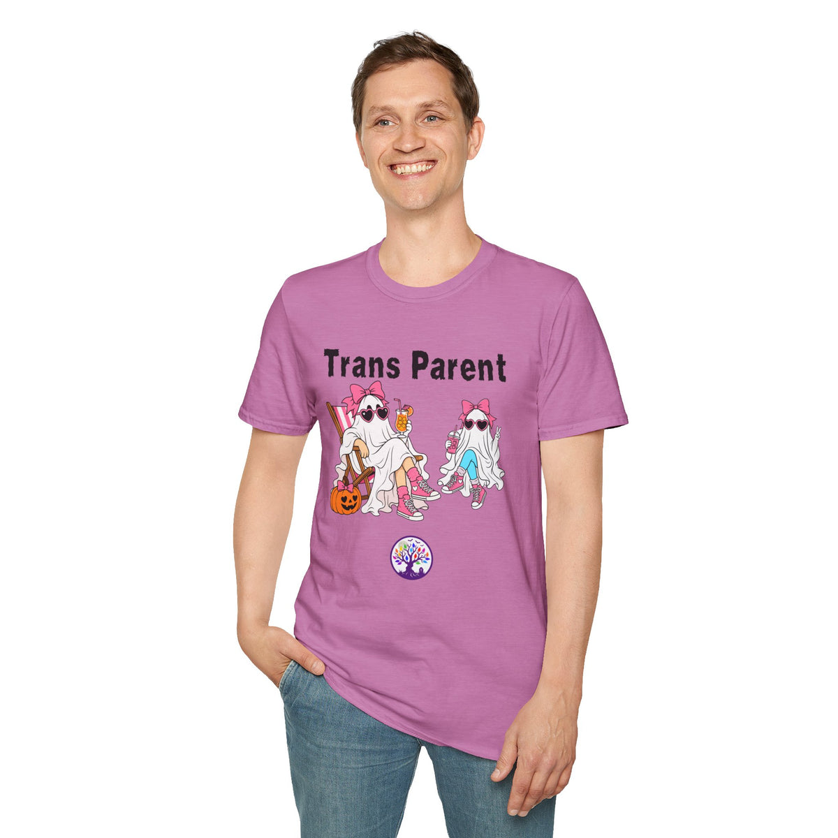 Trans Parent 1 Halloween Pride Tree Las Vegas T-Shirt