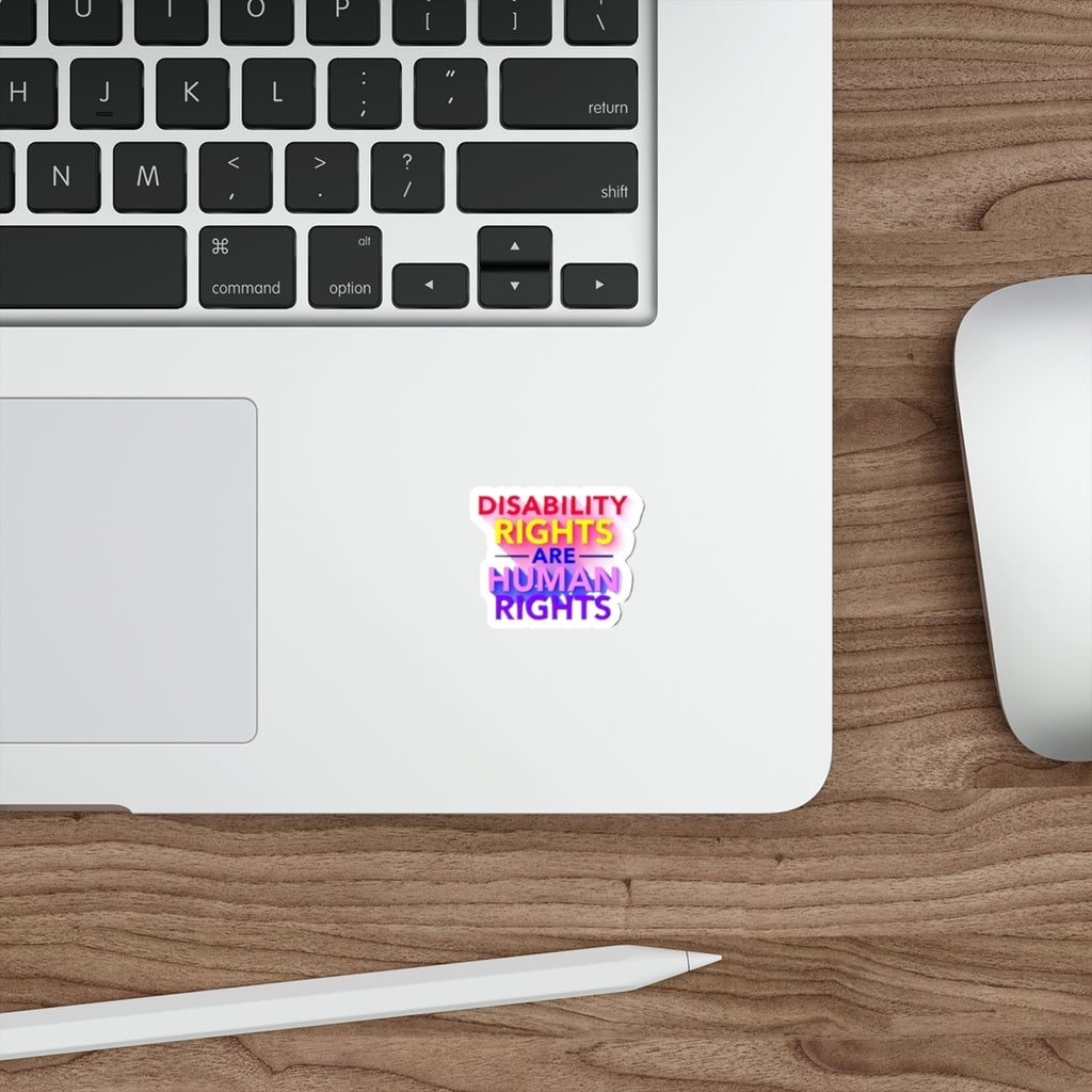 Die-Cut Stickers - DISABILITY RIGHTS ARE HUMAN RIGHTS