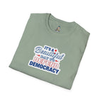 Defend Democracy Unisex Softstyle T-Shirt - Perfect for Activism and Everyday Wear