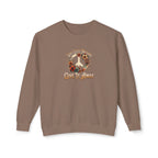 Unisex Lightweight Crewneck Sweatshirt - 'Love Costs Nothing, Give It Away' Inspirational Sweatshirt