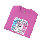 Trans Rights Unisex Softstyle T-Shirt - Support Equality & Trans Rights