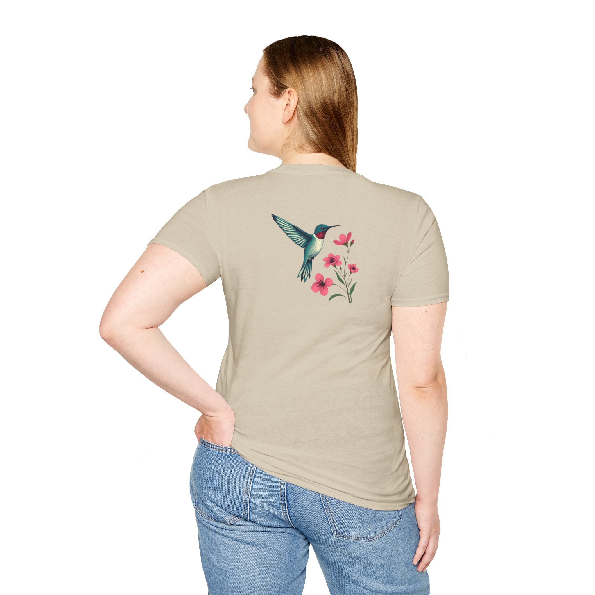Floral Hummingbird T-Shirt