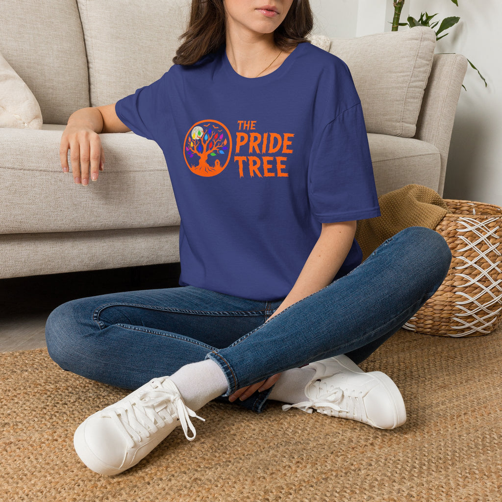 Orange Halloween Logo Pride Tree T-Shirt