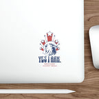 Die-Cut Stickers - Yes I AAM - Americans Against MAGA