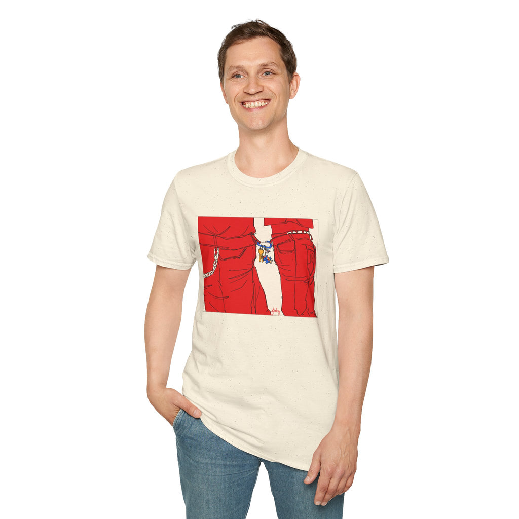 Red Jeans by Audrey Pride Tree Las Vegas T-Shirt