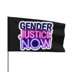 Gender Justice Now - Protest Flag