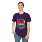 Pride T-Shirt, Unisex Graphic Tee, "I don't even think straight"