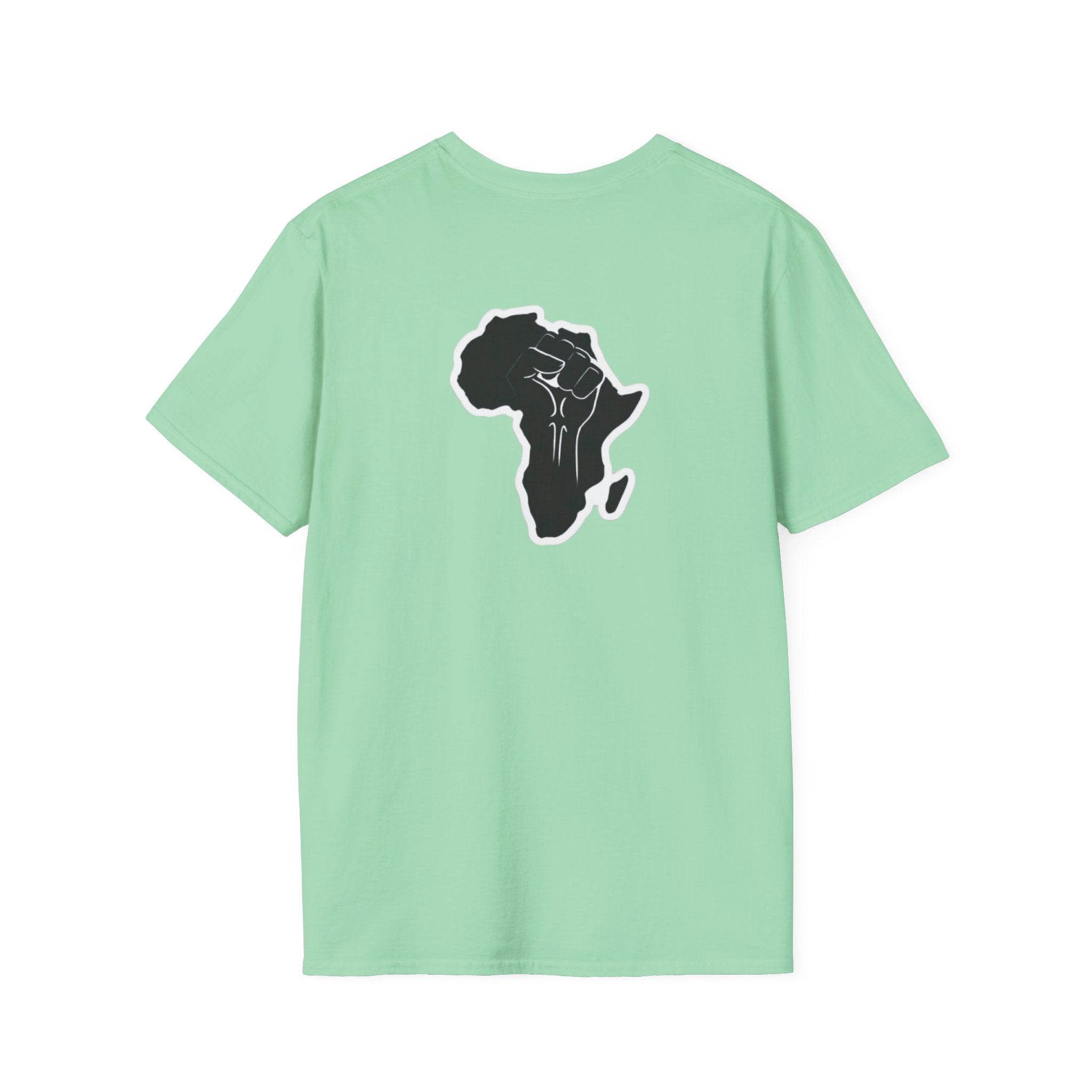 Unity and Heritage Unisex Softstyle T-Shirt with Pan-African Heart