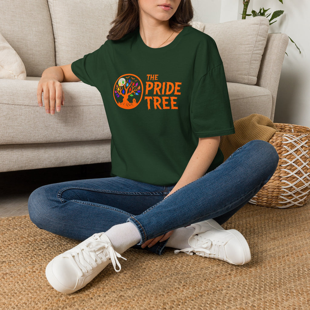 Orange Halloween Logo Pride Tree T-Shirt