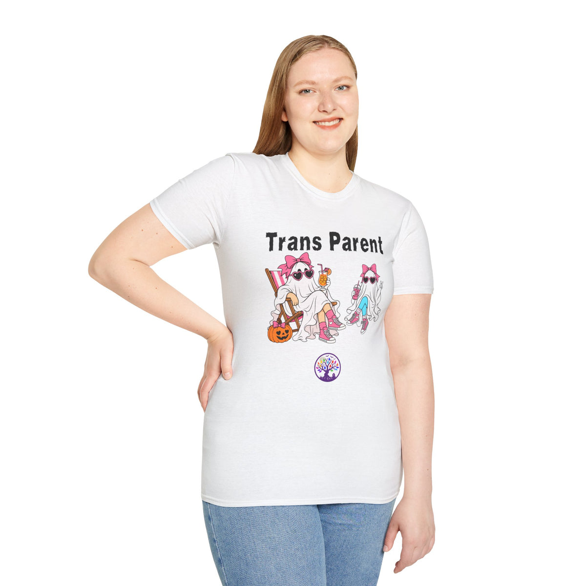 Trans Parent 1 Halloween Pride Tree Las Vegas T-Shirt