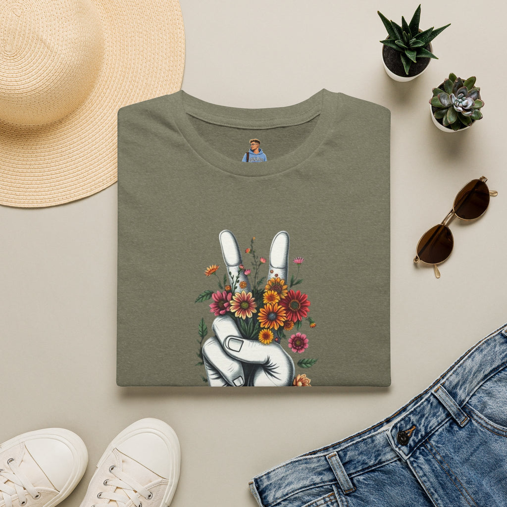 Grow Peace Unisex Softstyle T-Shirt - Boho Inspiration, Perfect for Festivals and Everyday Wear
