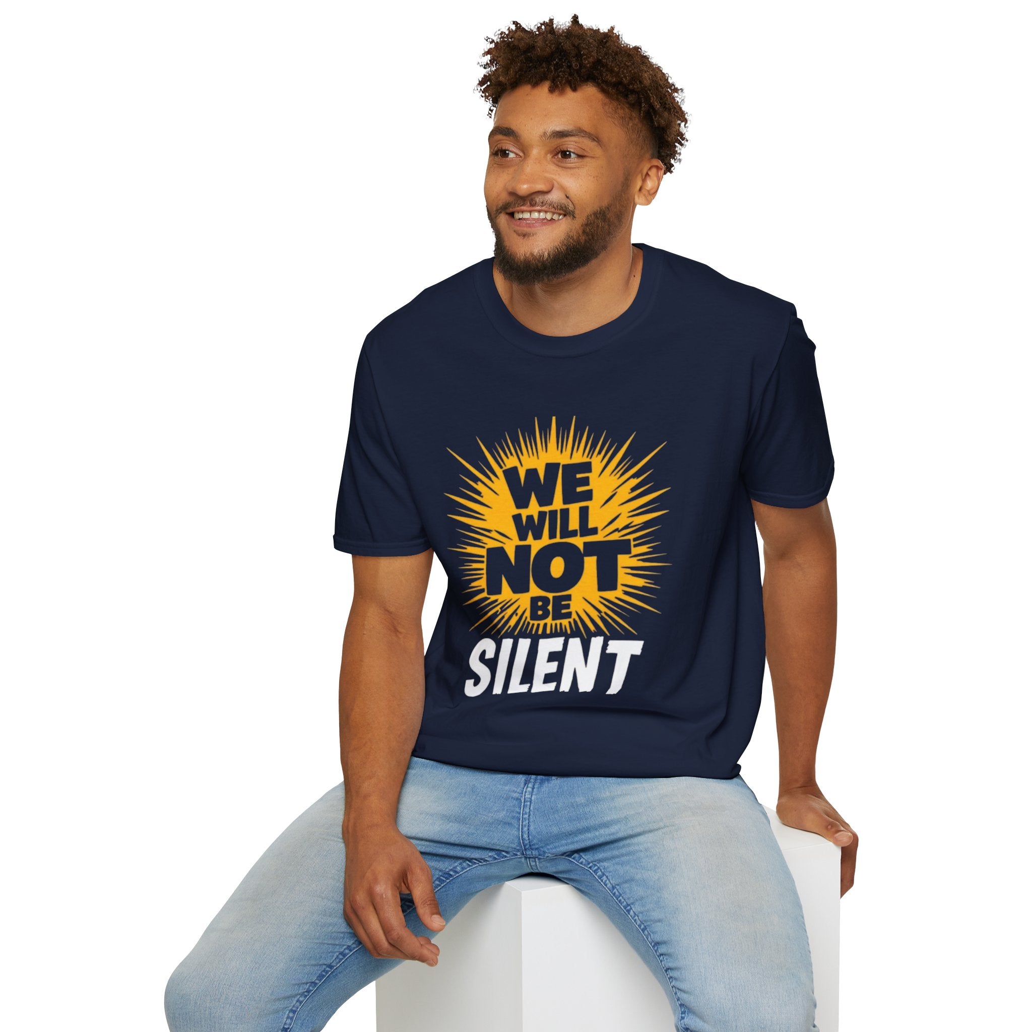 Empowerment Graphic Tee - We Will Not Be Silent | Unisex Softstyle T-Shirt