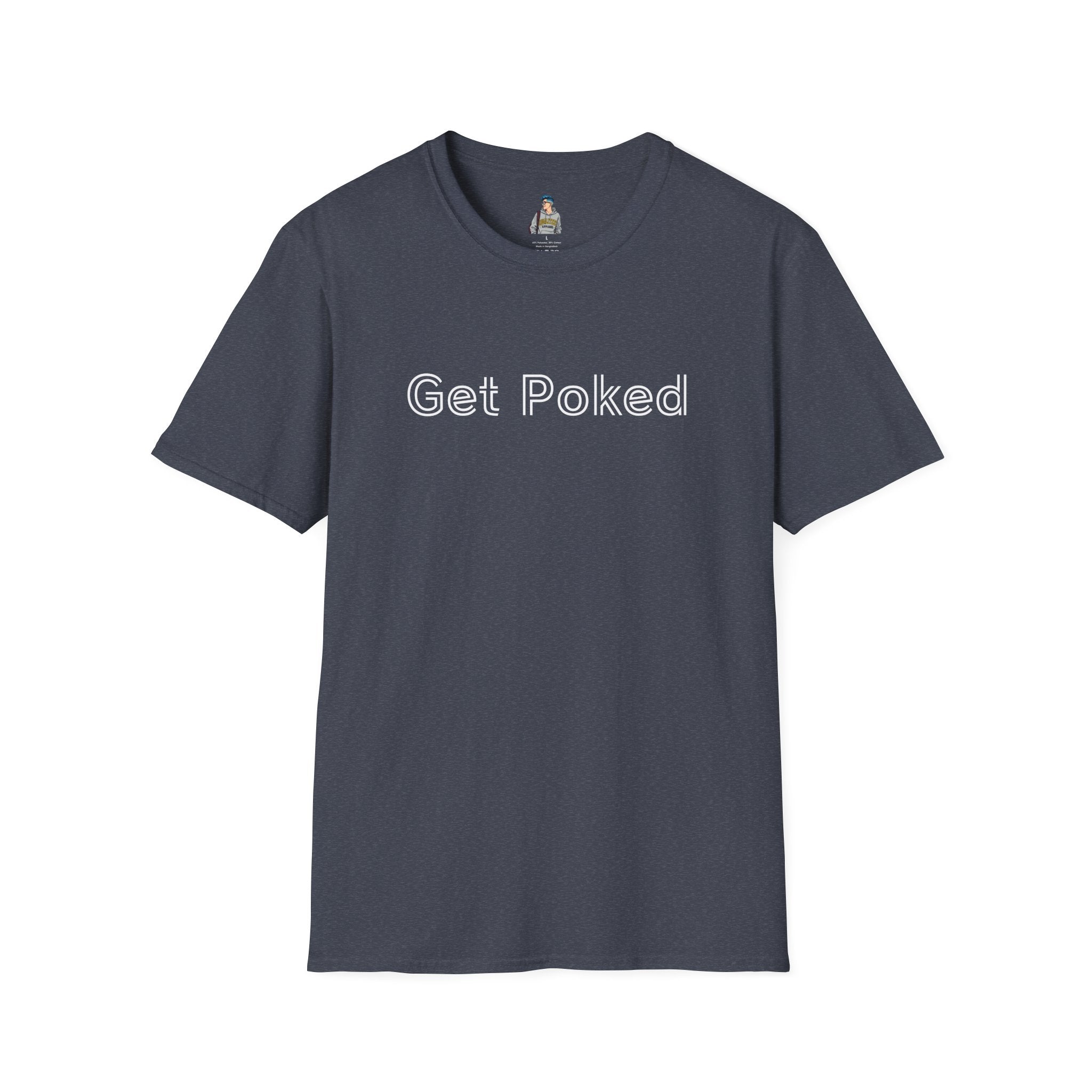 Unisex Softstyle T-Shirt - "Get Poked - Vaccines Save Lives" Statement Tee