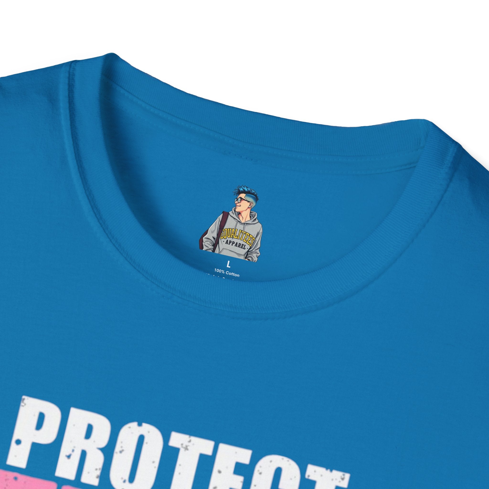 Unisex Softstyle T-Shirt - PROTECT TRANS KIDS