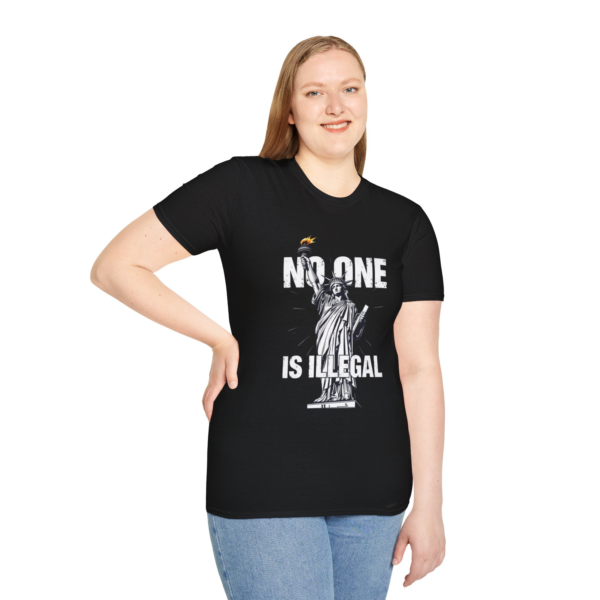 No One Is Illegal Graphic T-shirt