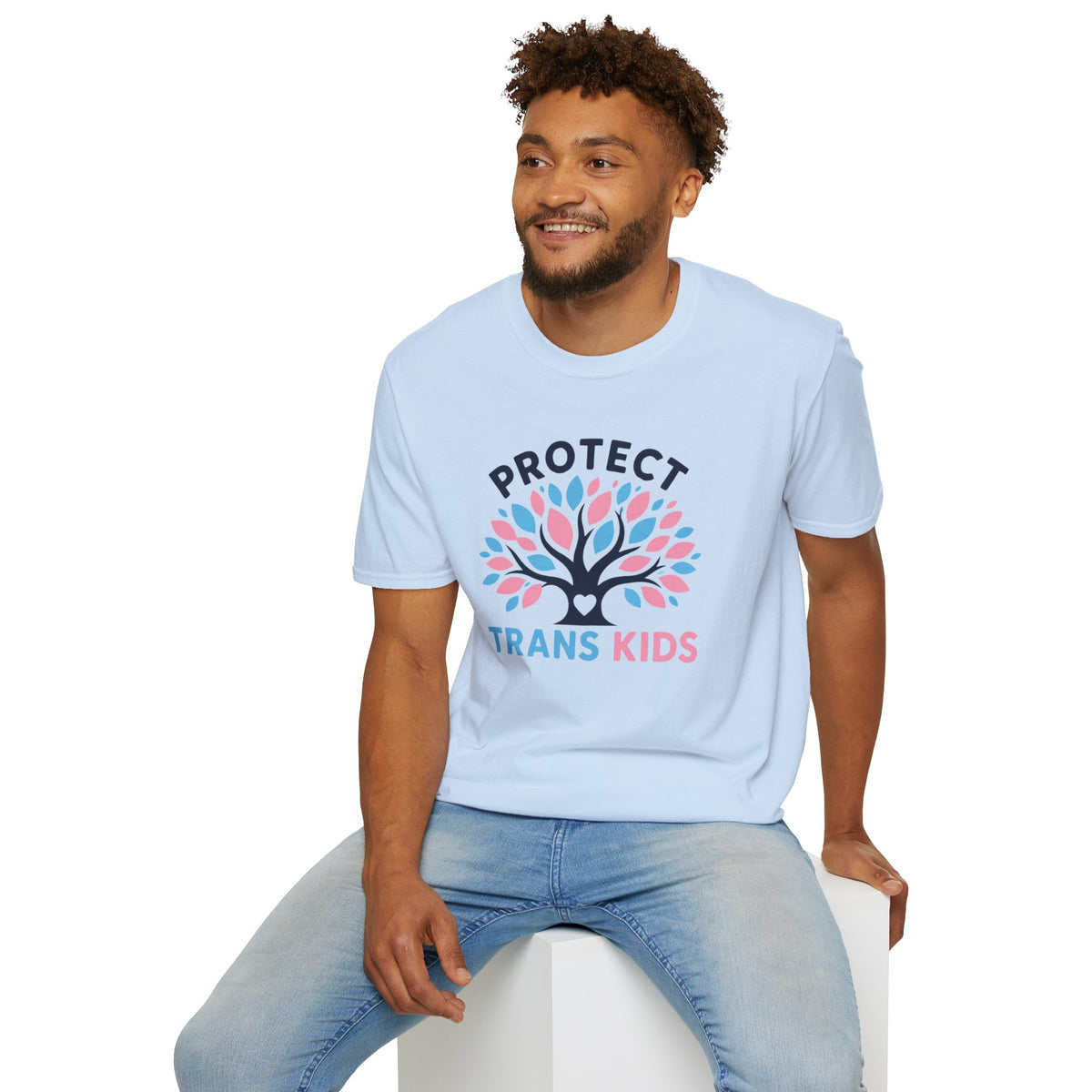 Protect Trans Kids Pride Tree Las Vegas T-Shirt