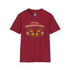 Monarch Butterfly T-Shirt — "The Only Orange Monarch We Need" No Kings Tee