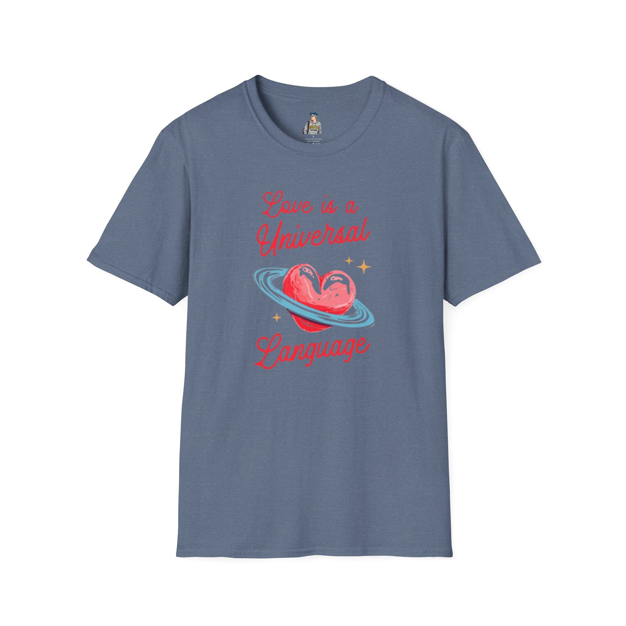 Unisex Softstyle T-Shirt - Love is a Universal Language Tee for Positive Vibes