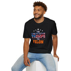 Unisex Patriotic T-Shirt - The Constitution Trumps the Felon