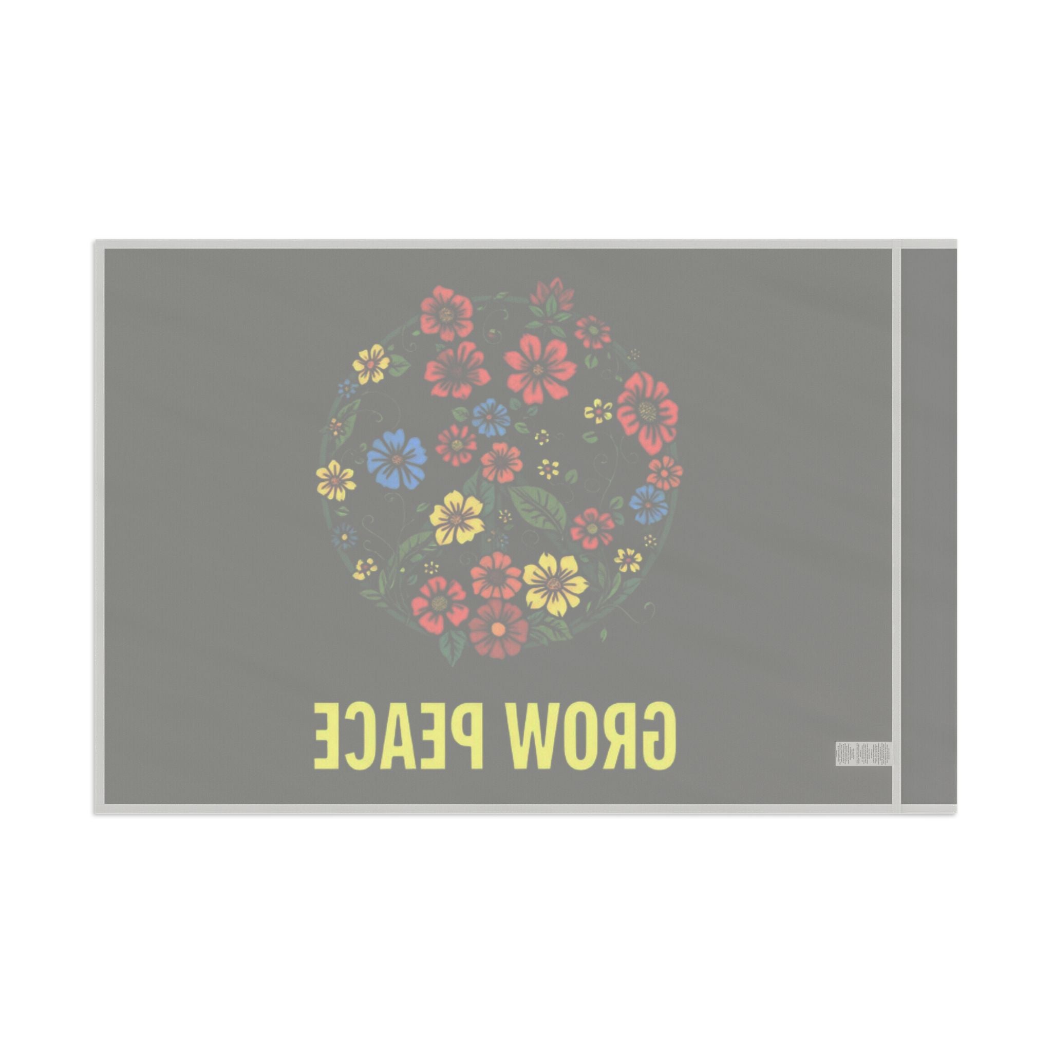 Floral Grow Peace Flag
