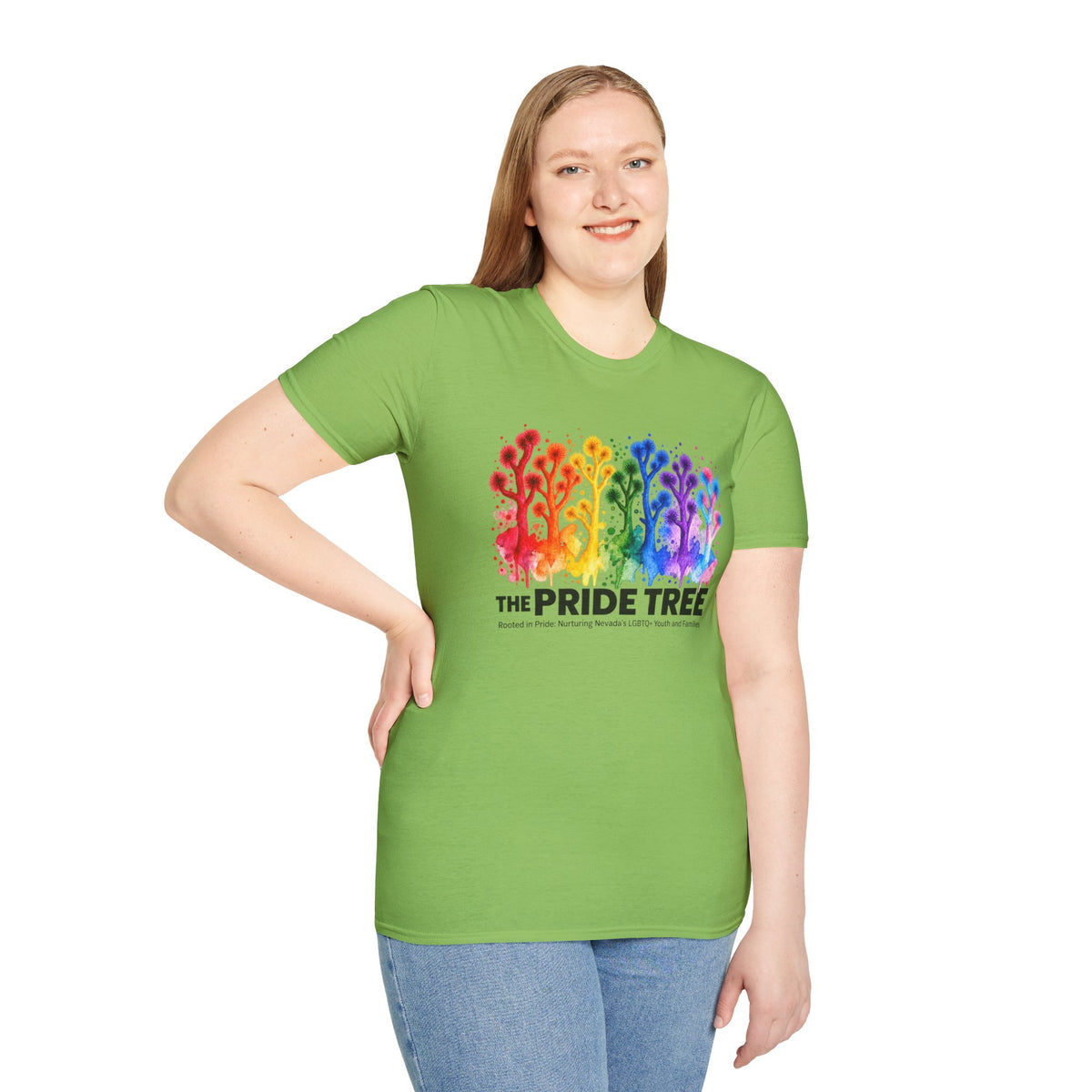 Pride Tree Las Vegas T-Shirt - Black Text