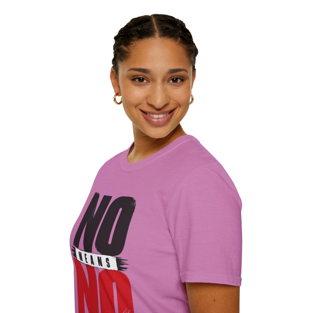 NO Means NO T-Shirt — Consent Awareness Graphic Tee