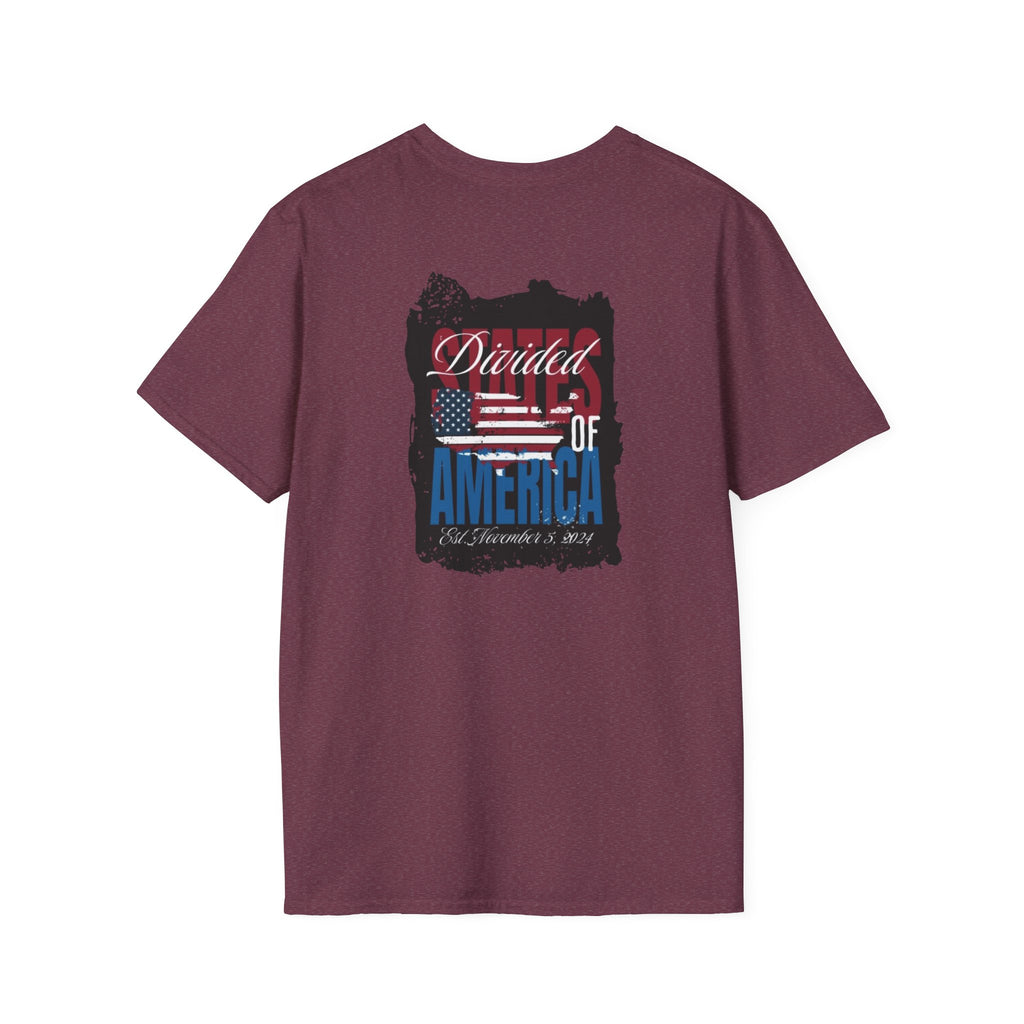 Divided States of America Graphic Tee Softstyle Unisex T-Shirt