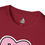 Unisex Softstyle T-Shirt - 'Boss Bitch' Heart Design - Funny Statement Tee